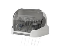 Nhujevkom Secador de Biberones - Organizador para Biberones | con Tapa Y Bandeja De Drenaje Desmontable Caja De Almacenamiento para Cocina Lactancia Hogar Cuidados Postparto - para Lactancia Cocina