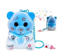 NHYDZSZ Osito de Peluche Parlante, Grabación de Voz Personalizada, Juguete Interactivo para Niños, Peluche con Llavero, Regalo Emocional, Mini Peluche Portátil, Mensaje de Voz Grabable (B)