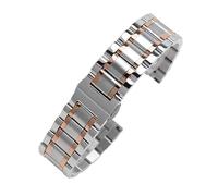 NHYHEHMR 20 22 mm de banda de acero inoxidable Banda de reloj Metal Store Fit para GT-2-3-Pro 46m Fit para Galaxy Fit para Amazfit GTR Men Women Bracelet