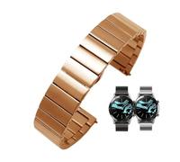 NHYHEHMR 20 22 mm de banda de acero inoxidable Banda de reloj Metal Store Fit para GT-2-3-Pro 46m Fit para Galaxy Fit para Amazfit GTR Men Women Bracelet