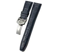 NHYHEHMR 20mm 21mm 22mm Cowhide Watch Band Replacement for Porotfino Family 'S Watches Strap Folding Buckle
