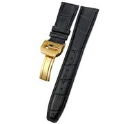 NHYHEHMR 20mm 21mm 22mm Cowhide Watch Band Replacement for Porotfino Family 'S Watches Strap Folding Buckle