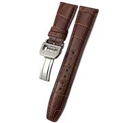 NHYHEHMR 20mm 21mm 22mm Cowhide Watch Band Replacement for Porotfino Family 'S Watches Strap Folding Buckle