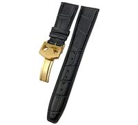 NHYHEHMR 20mm 21mm 22mm Cowhide Watch Band Replacement for Porotfino Family 'S Watches Strap Folding Buckle