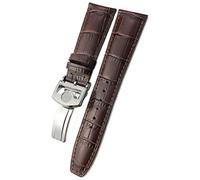 NHYHEHMR 20mm 21mm 22mm Cowhide Watch Band Replacement for Porotfino Family 'S Watches Strap Folding Buckle