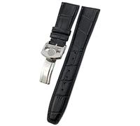 NHYHEHMR 20mm 21mm 22mm Cowhide Watch Band Replacement for Porotfino Family 'S Watches Strap Folding Buckle