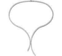 NHYHEHMR Collier de tennis en moissanite 0,3 carat pour femmes 38-61 cm Couleur D VVS1 S925 Argent sterling Diamant Collier de tennis Moissanite Collier pour femme