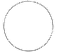 NHYHEHMR Collier de tennis en moissanite 0,5 carat pour femme - Couleur D VVS1 - Diamant - Argent sterling - Avec certificat GRA