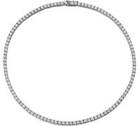 NHYHEHMR Collier Moissanite Diamant 0,3 Carat Couleur D VVS1 Diamant Tennis Collier en Argent Sterling 925 Moissanite Collier pour Femmes 38-61 cm