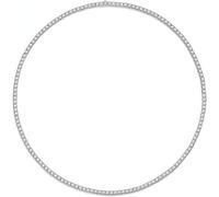 NHYHEHMR Collier tennis en moissanite pour homme et femme, 3-5 mm, couleur D VVS1, chaîne en argent sterling avec certificat