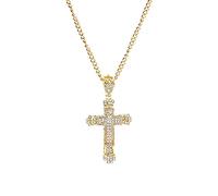 NHYHEHMR Fashion Women & Men Rhinestone Cross Pendants Necklaces Hip Hop Jewelry Long Chain gift Large Collection Of Cross