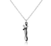 NHYHEHMR Girl Hug Necklace & Choker - Men & Women's Hug Pendant Chain - Couple's Necklace Gifts