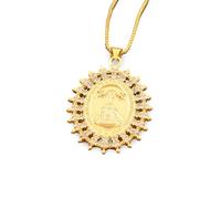 NHYHEHMR Girls Accessories Vintage Virgin Mary Pendant Necklace 5 Styles Zircon Women Jewelry Accessories Anniversary Chic Gift necklace