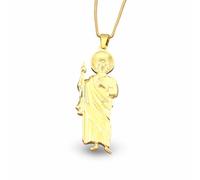 NHYHEHMR Girls Accessories Women's Saint Jude Thaddaeus Pendant Necklace, Color Religious Figure necklace