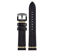 NHYHEHMR Handmade Genuine Leather Watch Strap 20mm 22mm24 For Citizen Omega For GT men's Watchband Brown blue green grey
