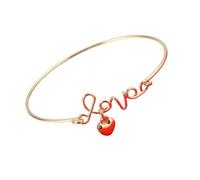 NHYHEHMR Jewelry New 2025 Arrival Charm Heart Bangles Bracelets Women Austrian Hand Female Love With For You Accessories Trendy Creative Gift Gift
