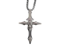 NHYHEHMR Jewelry New 2025 Arrival Retro Fashion Bones Of Life And Death Cross Pendant Necklace For Men And Women Hip Hop Skull Jewelry With For You Accessories Trendy Creative Gift gift