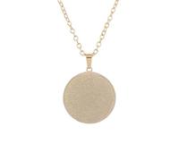 NHYHEHMR Jewelry New 2025 Arrival Stainless Steel Quran Ayatul Kursi Round Pendant Arabic God Messenger Necklace Women's Islamic Muslim Allah Amulet with for You Accessories Trendy Creative Gift gift