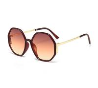 NHYHEHMR Nuevas gafas de sol hexágono de 2025 Mujeres Irregulares Glases Sol Glases Hombres que conducen sombras de pesca UV400 Luxury