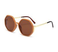 NHYHEHMR Nuevas gafas de sol hexágono de 2025 Mujeres Irregulares Glases Sol Glases Hombres que conducen sombras de pesca UV400 Luxury
