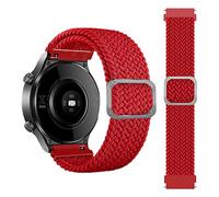NHYHEHMR Nylon Smart Watch Band for 20mm 22mm Universal Braided Solo Loop Bracelet Watch4 40 44 Classic 46 42mm Strap (Color : Bright Orange, Size : 22mm Universal)