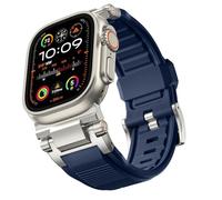 NHYHEHMR Para Ultra 2/Ultra Band 49 mm/45 mm/44 mm/42 mm para hombres, bandas FKM resistentes correa de reemplazo deportivo militar para iWatch SE2/SE/9/8/7/6/5/4/3/2/1