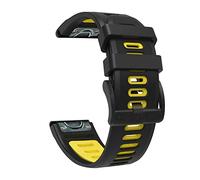 NHYHEHMR Quick Easy Fit Silicone Replacement Strap For Fenix 7 7X 6 6X Forerunner 935 945, Approach S60 S62, Descent Mk1 Mk2 Mk2i Watch 26 22mm Wristband
