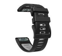 NHYHEHMR Quick Easy Fit Silicone Replacement Strap For Fenix 7 7X 6 6X Forerunner 935 945, Approach S60 S62, Descent Mk1 Mk2 Mk2i Watch 26 22mm Wristband