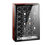 NHYHEHMR Veninador de reloj para relojes automáticos, acabado de piano control remoto pantalla LCD Pantalla táctil Illuminación incorporada