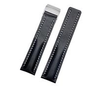 NHYHEHMR Watch Band For Breitling SUPEROCEAN AVENGER NAVITIMER Genuine Real Leather Men Watch Strap Watch Accessories Watch Bracelet Belt