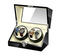 NHYHEHMR Watch Winder 2+3 4+0 4+6 Automatic Watches Storage Display Box For Man/Woman's Watches With Super Quiet Motor (Color : C, Size : 4+0)