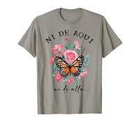 Ni de aqui ni de Alla Inspiración Latina española Camiseta