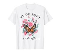 Ni de aqui ni de Alla Inspiración Latina española Camiseta gráfica económica