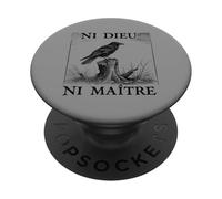 Ni Dieu Ni Maître Aves Antiautoritarias No God Masters PopSockets PopGrip Adhesivo