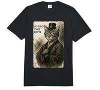 Ni HAO Fine Shyt Funny Meme Cat Sumi-e Arte japonés Comfort Colors Adult Heavyweight T-Shirt