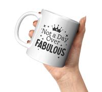 Ni Un Día Más De Inspiración Fabulosa Mug Con Asa Taza De Café Chic Tazas De Desayuno Para Oficina Cappuccino Hogar 330Ml