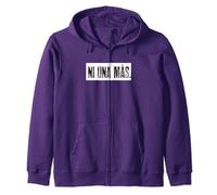 Ni Una Más - Di NO a la Violencia Doméstica Proteger a Mujeres Niñas Sudadera con Capucha