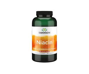 Niacina - Vitamina B3 500 mg 250 Cápsulas Swanson Health Products
