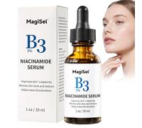 Niacinamide 10% + Zinc 1%, Serum Niacinamida, Serum Facial Niacinamide, Reduce la Apariencia de Poros Dilatados y Piel Opaca, Apto para Todo Tipo de Piel, 30Ml