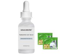 Niacinamide 10% + Zinc 1% Suero Antirrojeces,Serum Niacinamida,Niacinamide y Ácido Hialurónico Suero Facial,Suero de Reparación Nicotinamida,30ML con 2 Máscara Ocular de Colágeno