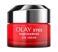 Olay Contorno de Ojos con Niacinamida. Hidratante Antiarrugas y Antiedad para la Zona de los Ojos con Niacinamida. Regenera e Hidrata. Mejora los Signos del Envejecimiento. No Grasa. Sin Perfume. 15ml