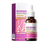 Niacinamide Hidratante Facial de 30 ml, suero de eliminación de pecas de niacinamida, nutritivo e hidratante, suavizante e hidratante, aclara y reafirma el tono de la piel