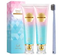 Niacinamide Whitening Toothpaste, 100g Niacinamide Toothpaste, Intensive Stain Removal Whitening, for Sensitive Teeth Fresh Breath (2pcs)