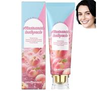 Niacinamide Whitening Toothpaste,Teeth Whitening Stain Removal,Fresh Breath Enamel Repair, Intensive Stain Removal for Café & Tea,Tripel Whitening,Travel Size & Multipack,Gentle Sensitive Mouths (1PCS