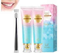 Niacinamide Whitening Toothpastes,Niacinamide Intensive Whitening Toothpaste,Stain Removal Natural,Effectively Whitens Teeth,Improves Gum Health, Fresh Breath (2Pcs)