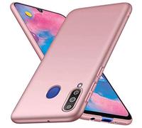 NiaCoCo Compatible con Funda Samsung Galaxy M30/A40S Silicona para PC A Prueba de choques Ultra Delgado Anti-rasguños Estuche Protector para Samsung Galaxy M30/A40S-Oro Rosa