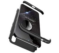 NiaCoCo Compatible con Huawei Honor 9 Lite Silicona TPU A Prueba de Choques Caso,Ultra Thin Anti Scratch 3 en 1 diseño Protector Caso para Huawei Honor 9 Lite-Negro
