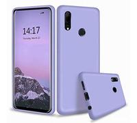 NiaCoCo Compatible con Huawei P Smart Z 2019/Y9 Prime 2019 Carcasa Ultra Delgada a Prueba de Golpes Silicona Líquida Funda para Teléfono Gel Suave Microfibra de Caucho Rayado Protector CAS(Azul