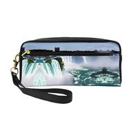 Niagara - Bolsas de cosméticos de otoño para mujer, neceser de viaje, organizador de accesorios, bolsa con cremallera, idea de regalo, Black, Talla única, Neceser de maquillaje