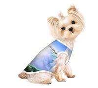 Niagara Falls - Camisetas elásticas para perros pequeños, camisetas ligeras sin mangas, chaleco a rayas